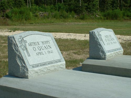 double slant monuments